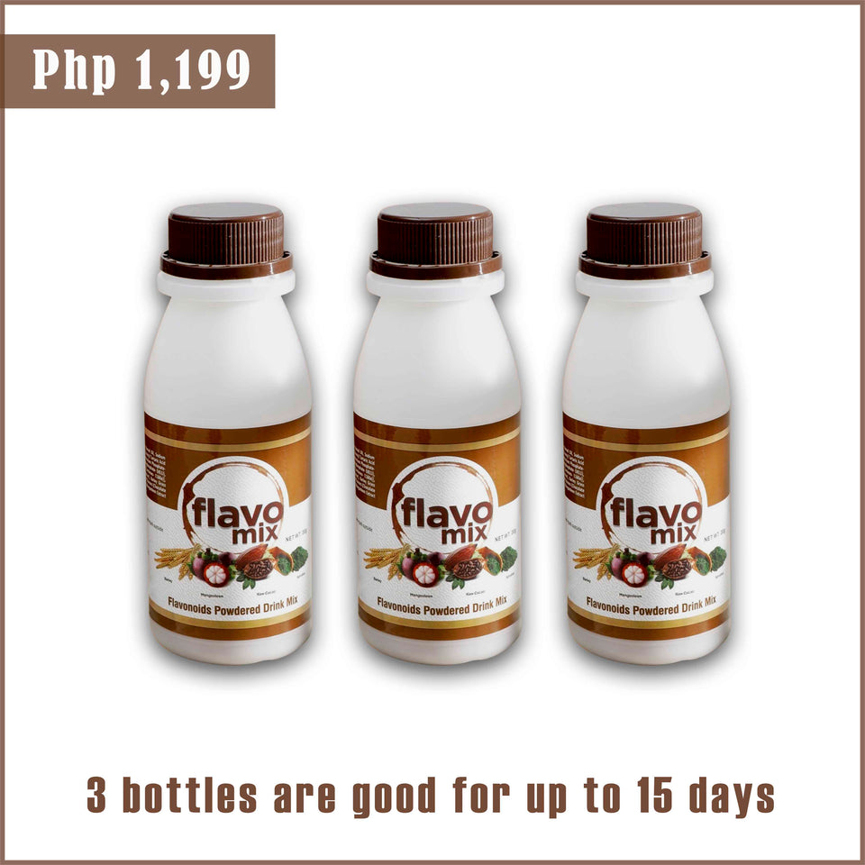 3 Bottles - Good for 15 days (for other packages, scroll down below)